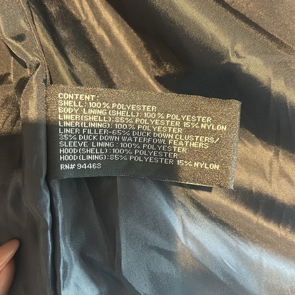 Claiborne Downfill blend Jacket - Size Small Men/Unisex - Picture 6 of 9